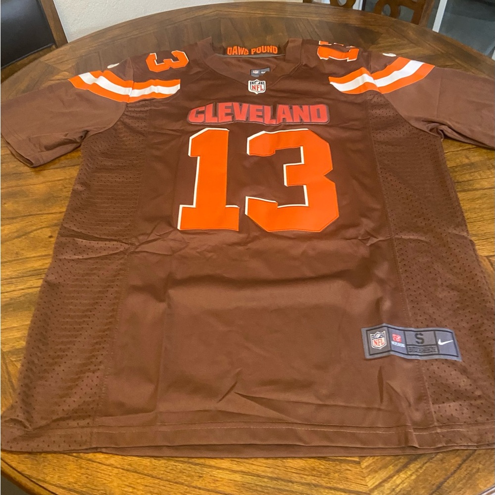 Odell Beckham jr Cleveland browns jersey, like new. Size small. Worn once